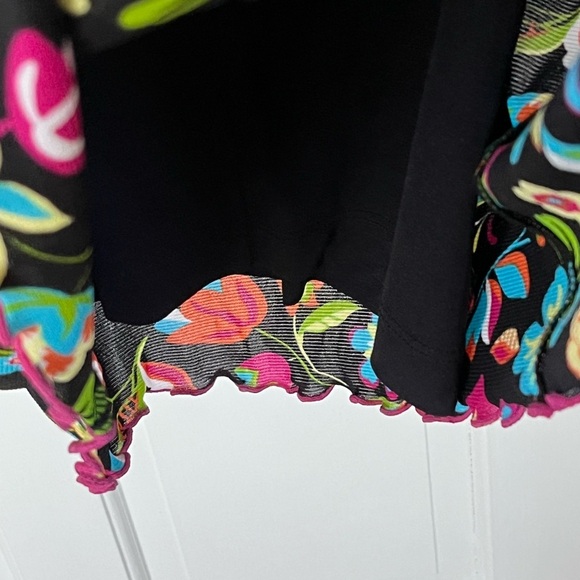 Y2K Guess Women's USA Made Floral Stretch Mesh Removal Straps Mini Dress Small - Picture 8 of 14